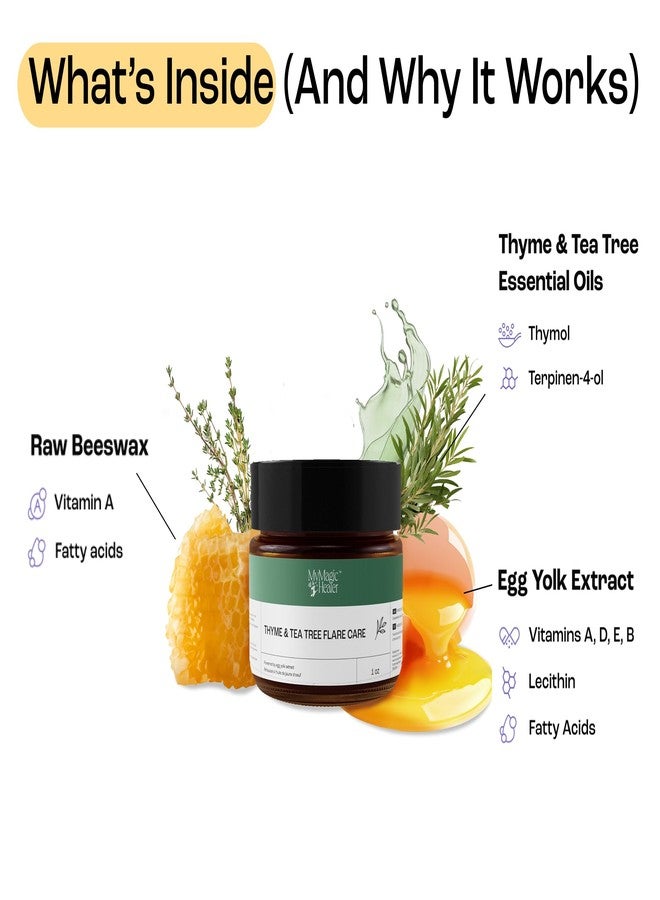 MyMagicHealer Comfort Flare Care | 1oz Collection of All-Natural Salves for Skin Flare-Ups - Image 3